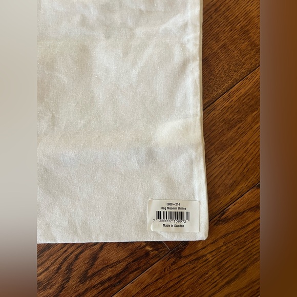 Moomin Bag 100% Cotton Tote Shopper White Multicolor - Picture 7 of 13